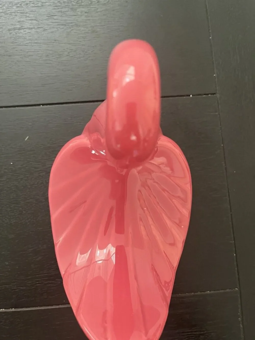 Vintage Pink Ceramic Swan Towel Holder 80s Retro Bathroom Washcloth Decor 7